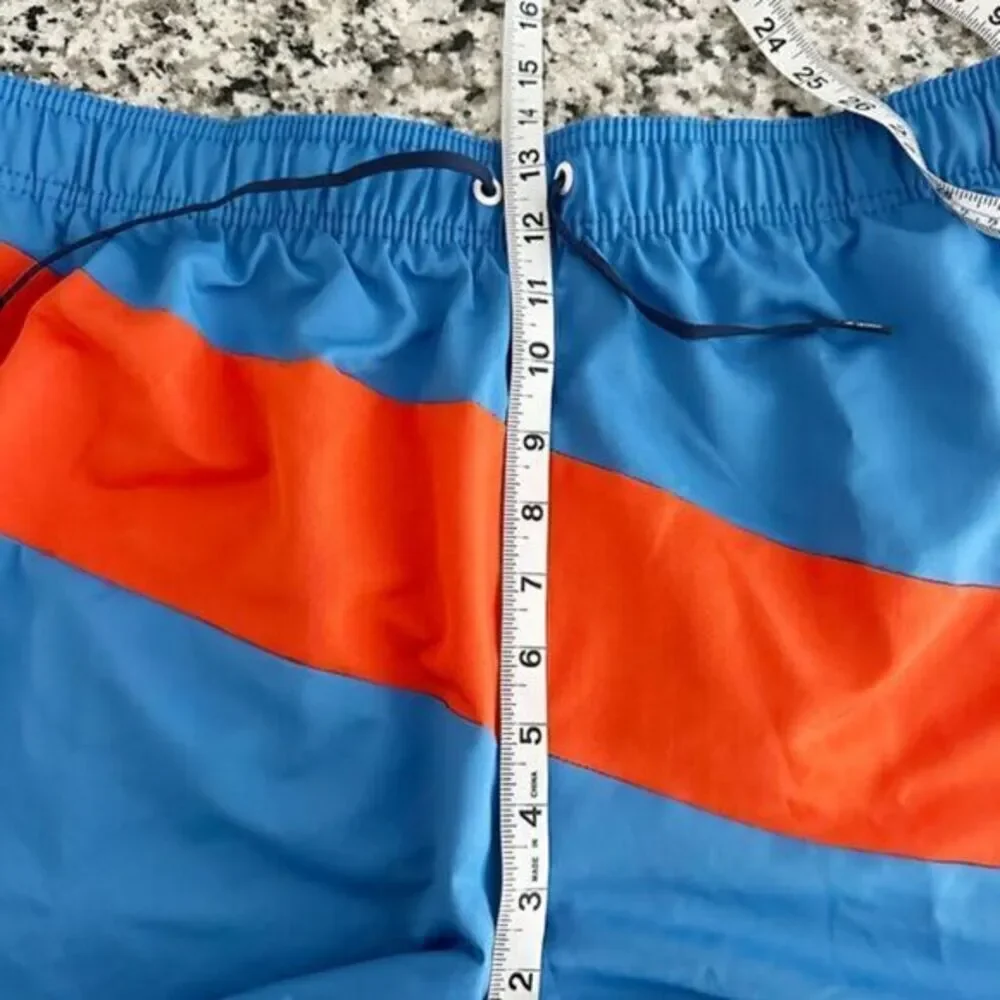 Speedo Men's Volley Palace‎ Beach Print Stripe Swim Trunk Size Extra Large